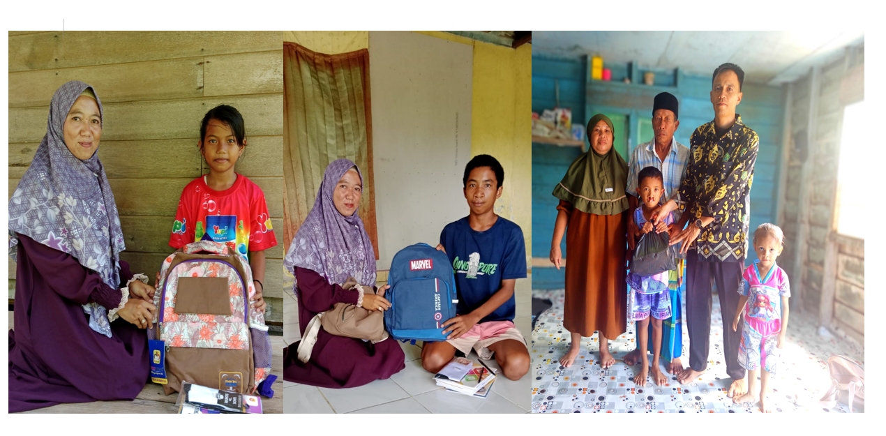 KUA Pulau Laut Berbagi Kebahagiaan di Hari Raya Anak Yatim 1448 H
